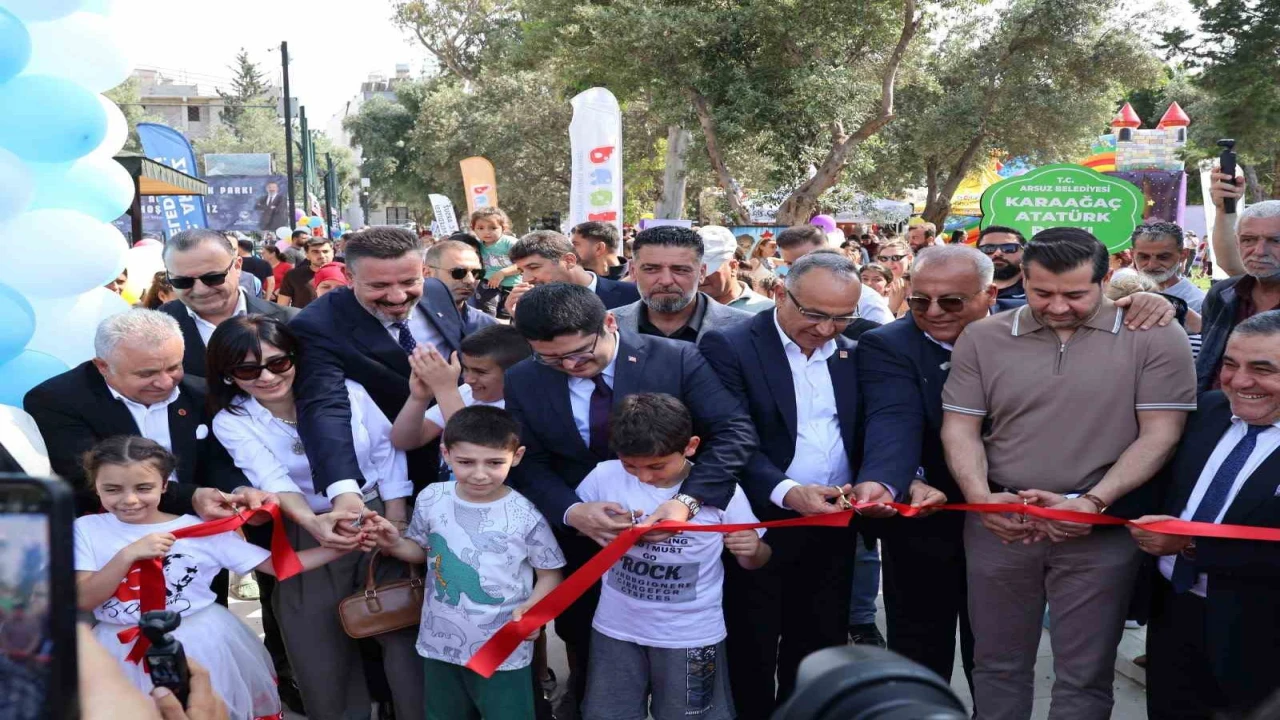 Arsuzda Atatürk Parkının açılışı gerçekleştirildi