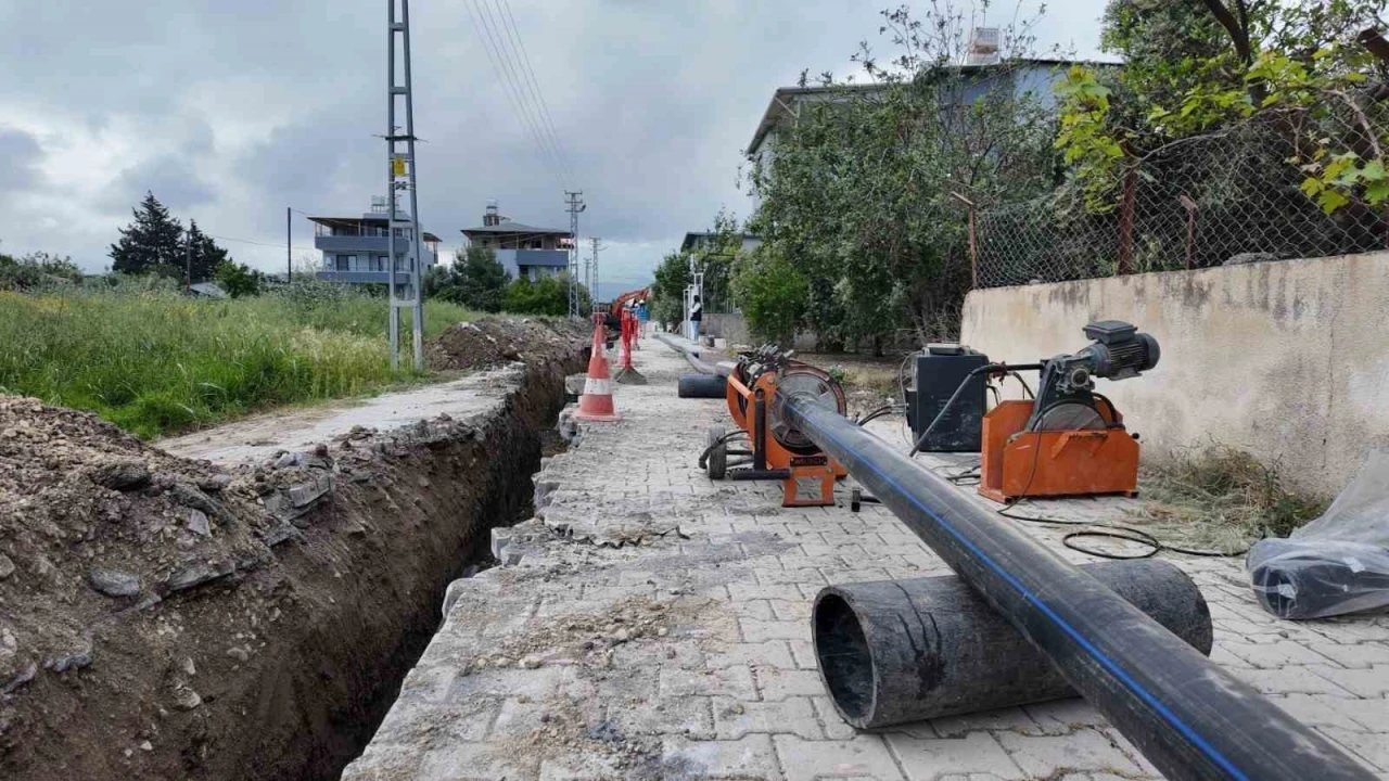 Arsuzun 100 yıllık su ihtiyacını karşılayacak projede çalmalar sürüyor