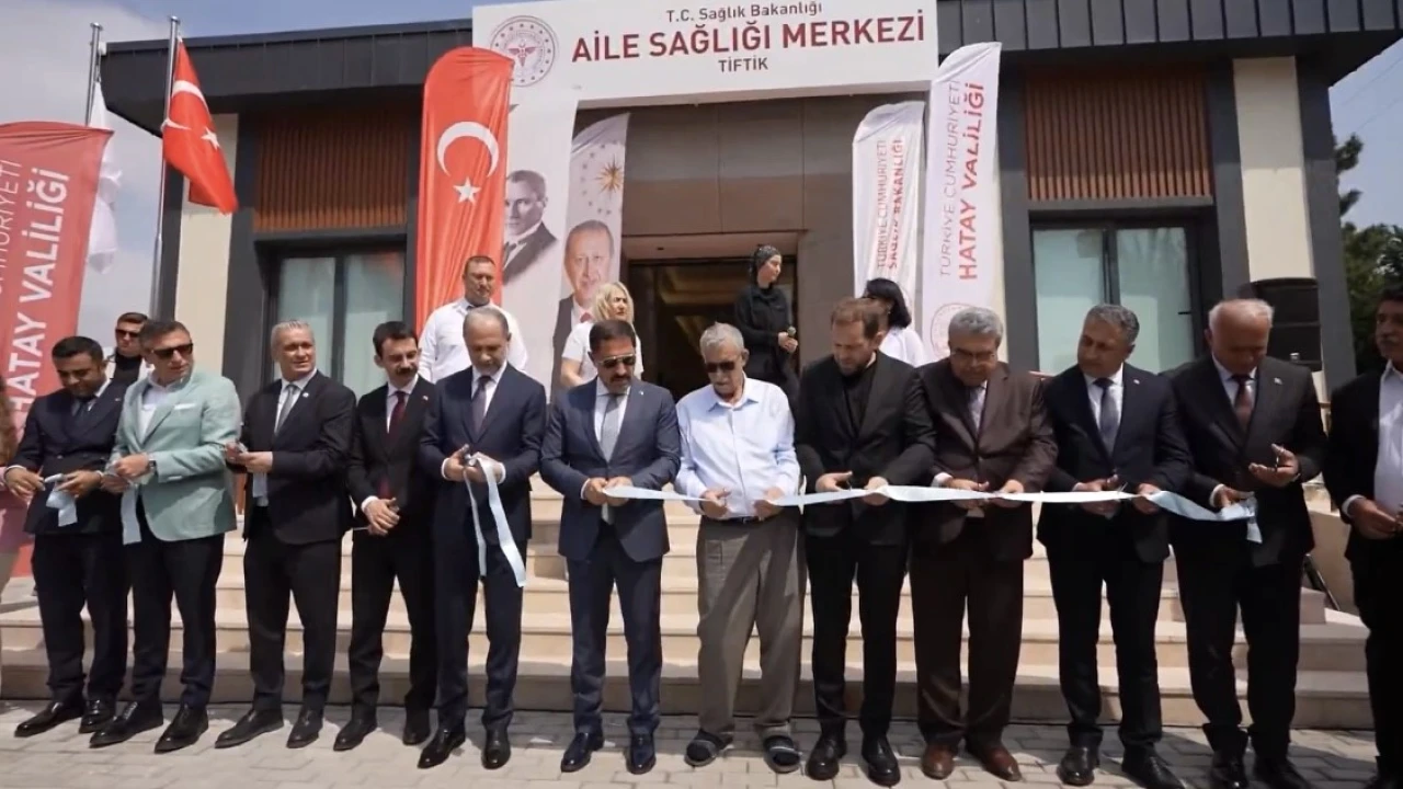Belende aile sağlığı merkezi ve 112 acil istasyonu hizmete açıldı