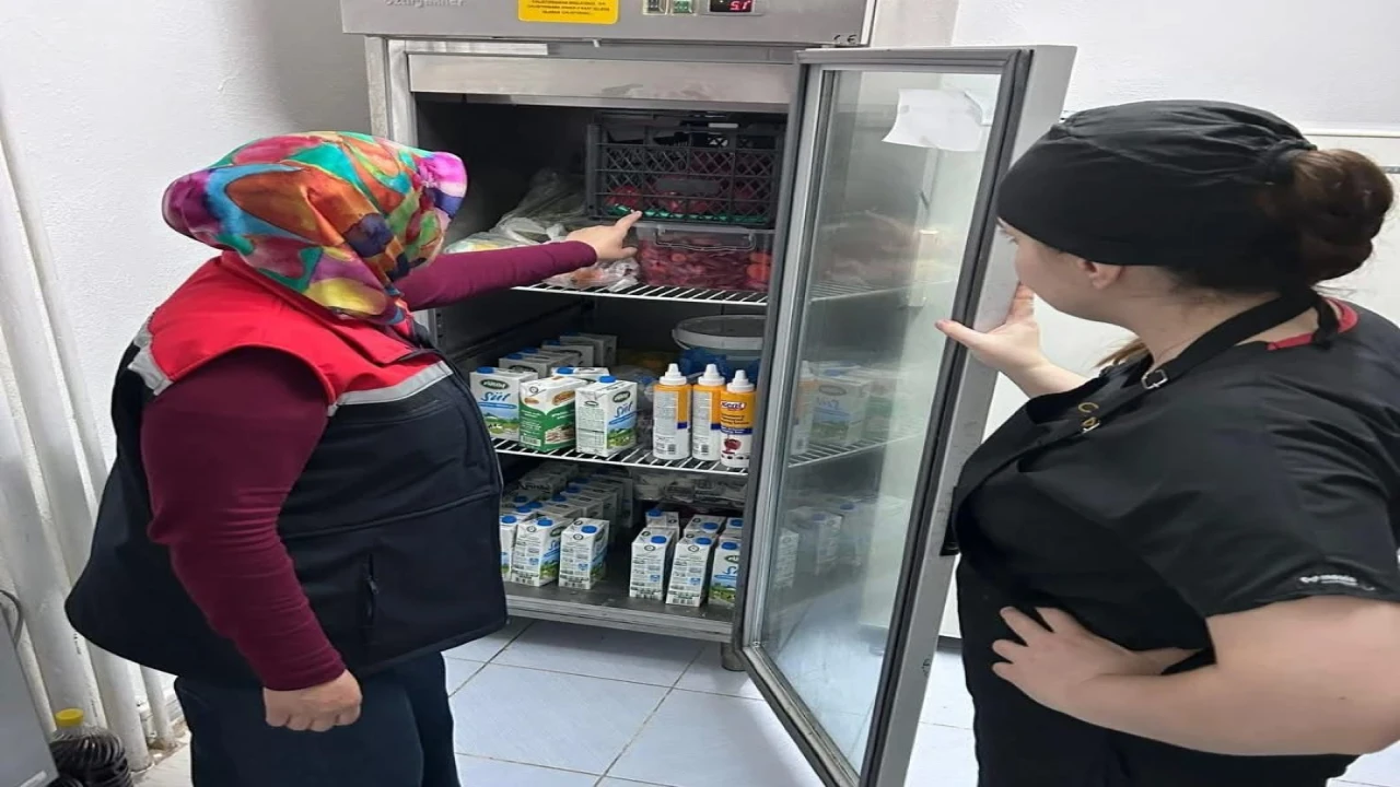 Burdurda okul kantinlerine ve yemekhanelere denetim