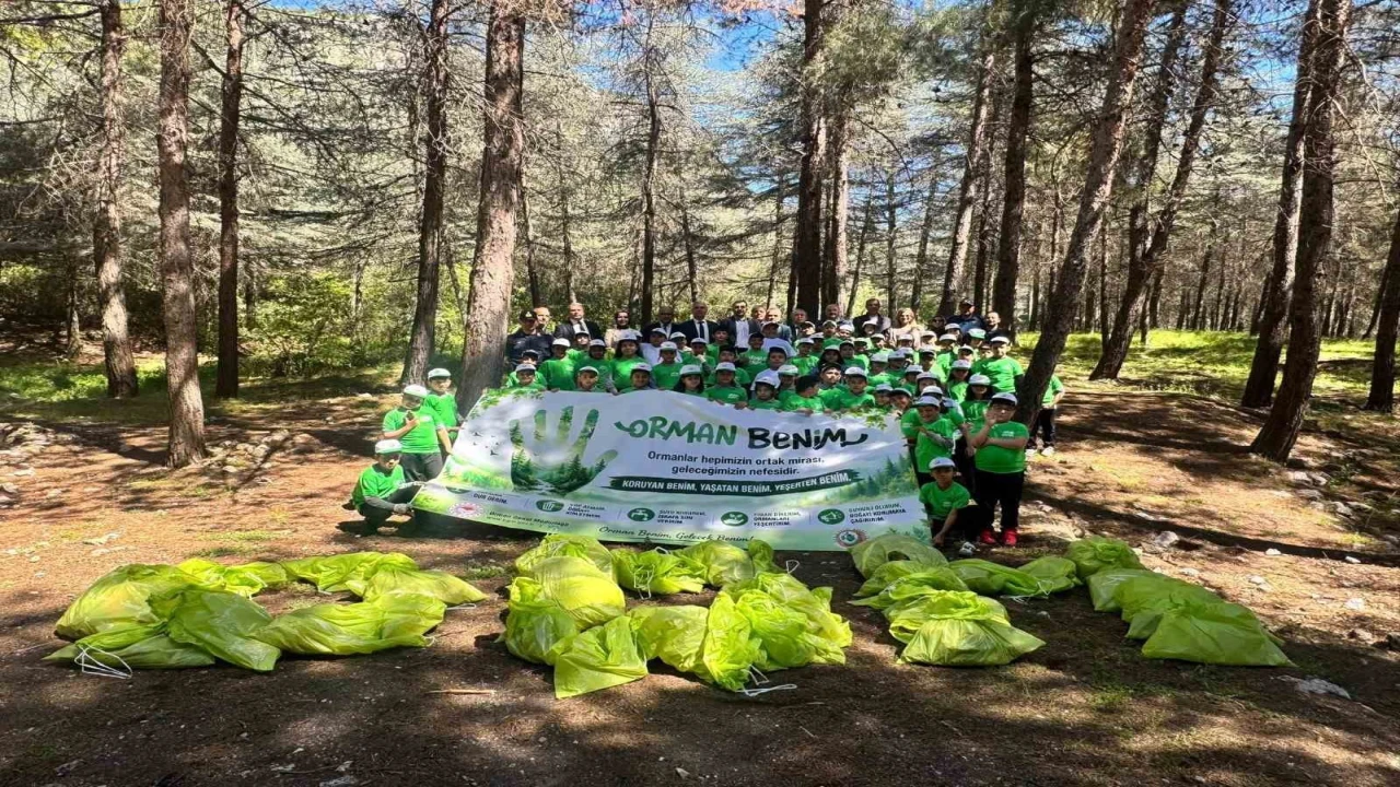 Eğirdirde Orman Benim etkinliğiyle çevre ve yangın bilinci oluşturuldu