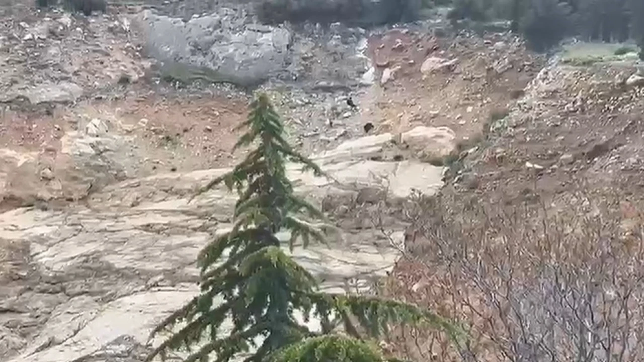 Eğirdirde tırmandıkları kayalıklarda mahsur kalan çocuklar kurtarıldı