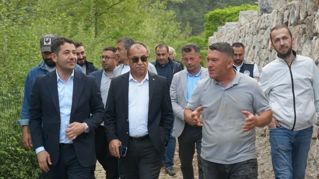 Fekede Sokak Sağlıklaştırma Projesi yerinde incelendi