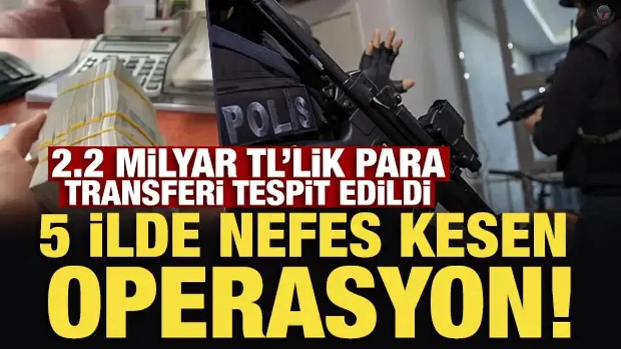 Hatay merkezli 5 ilde 2,2 milyar liralık yasa dışı bahis operasyonu: 22 gözaltı
