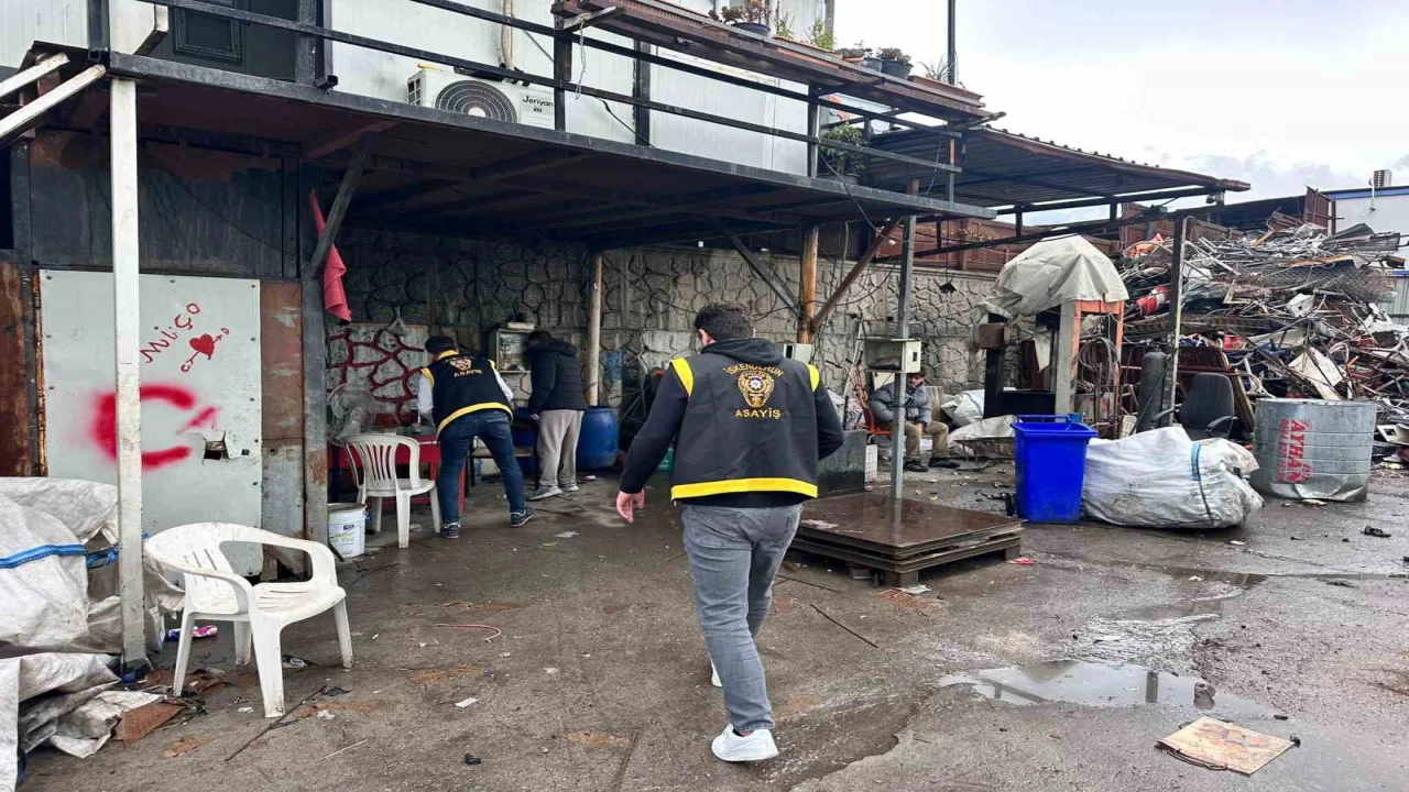 İskenderun ve Dörtyolda hurdacılar denetlendi