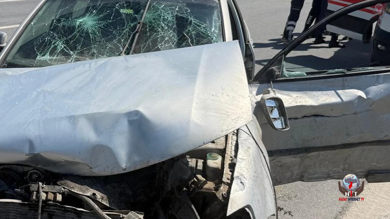 İskenderunda trafik kazası: 1 yaralı