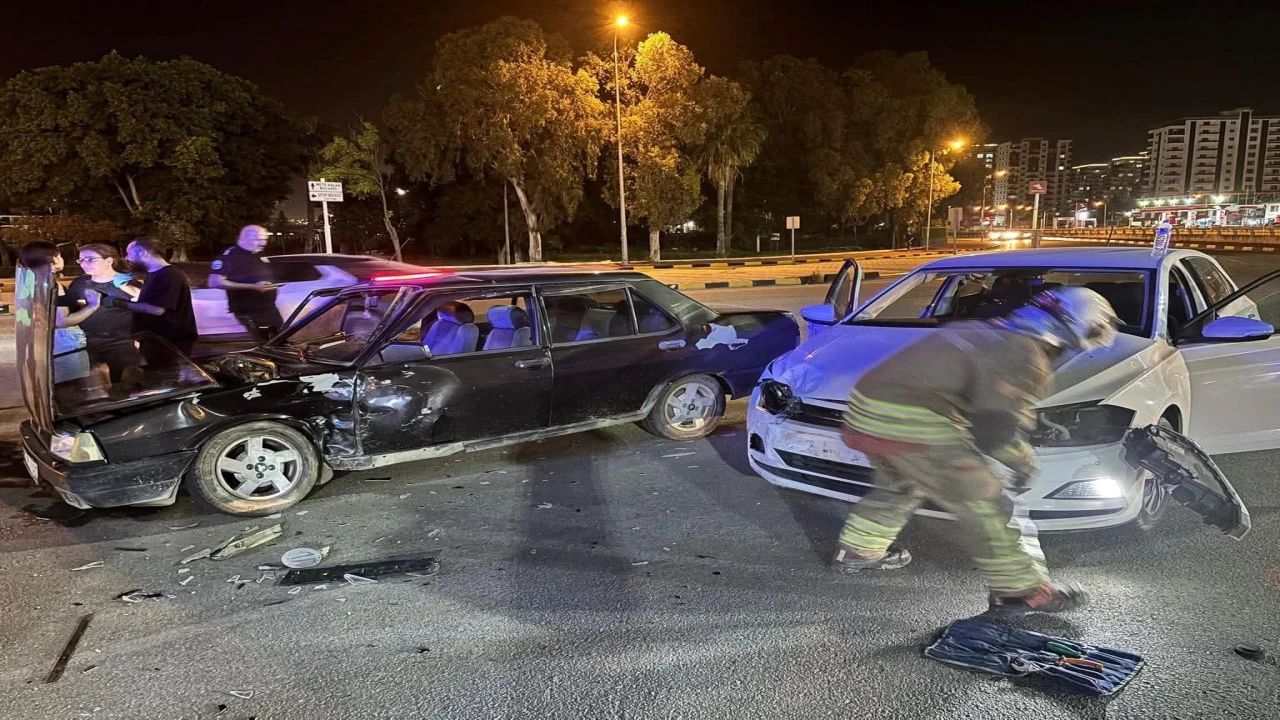 İskenderunda trafik kazası :1 yaralı
