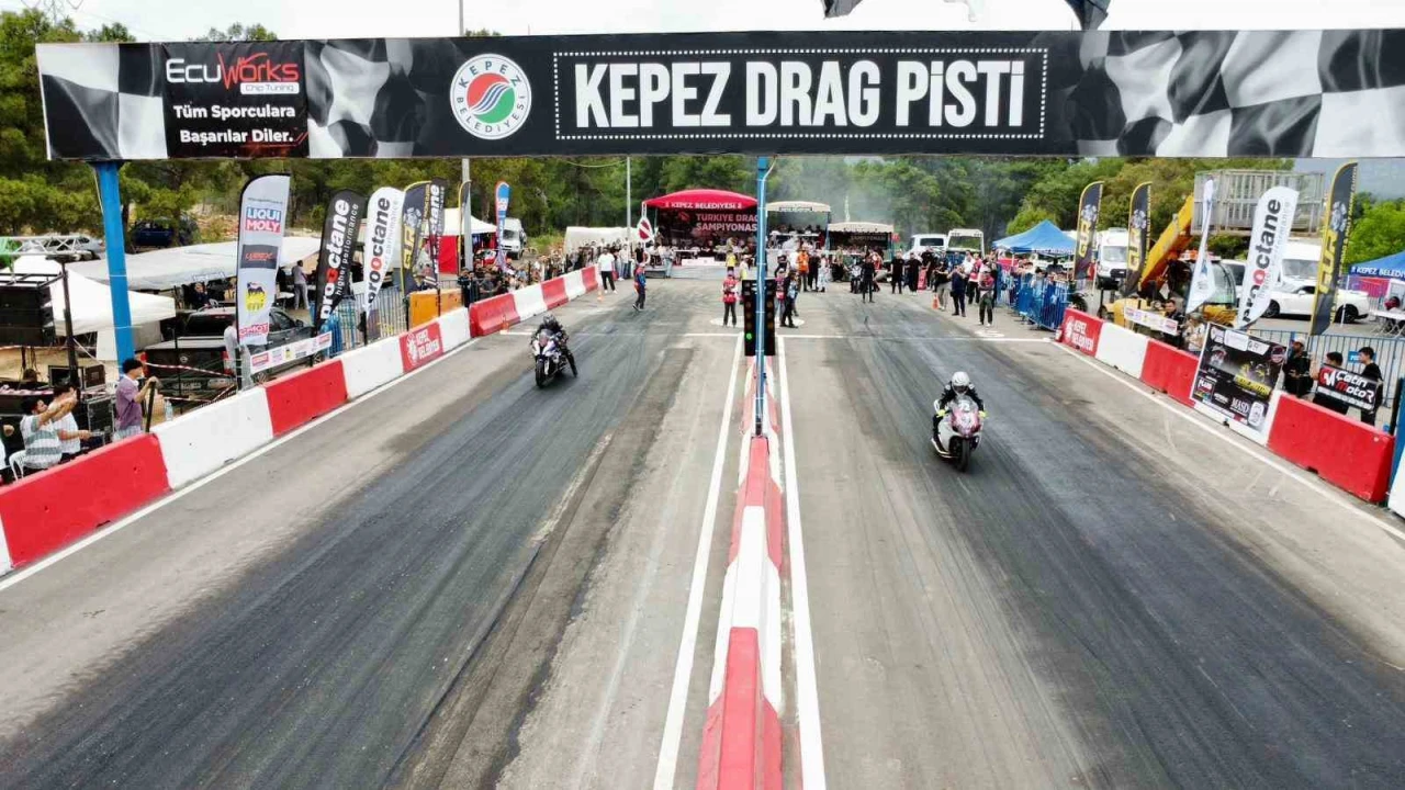 Kepezde motodrag heyecanı başladı