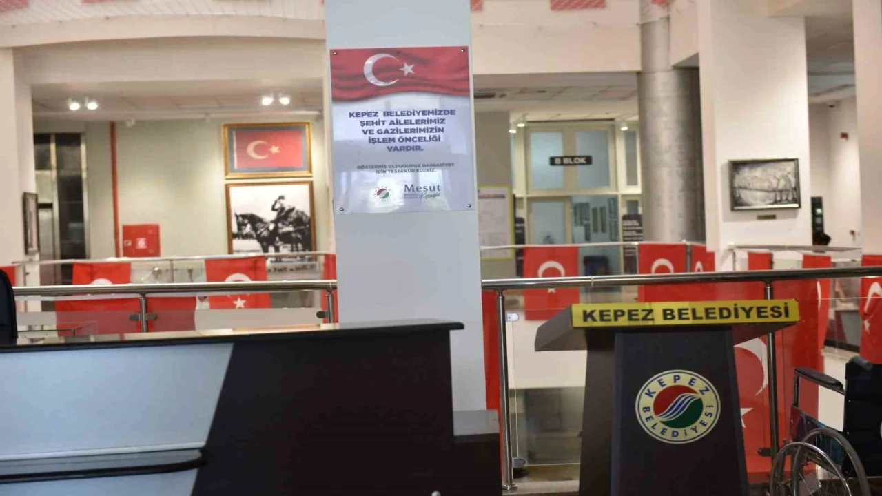 Kepezde şehit ve gazi yakınlarına öncelik