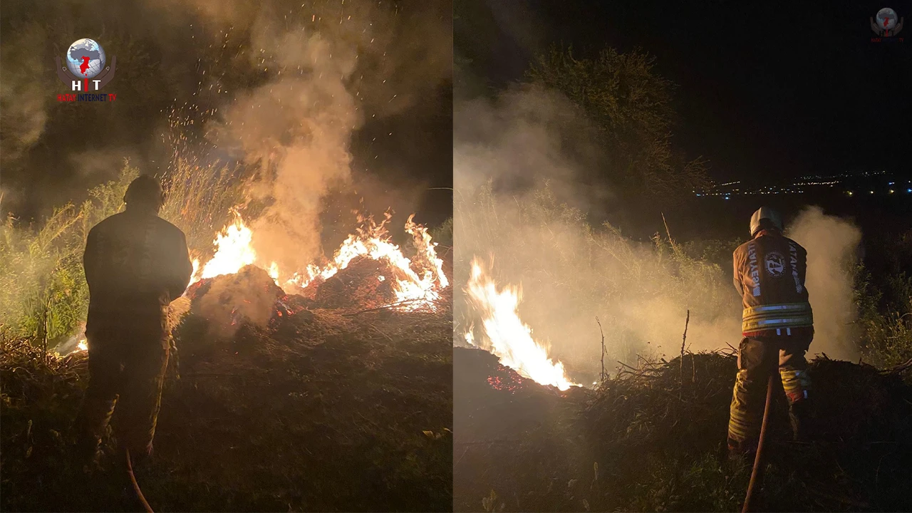KIRIKHAN’DA BAHÇE YANGINI KORKUTTU