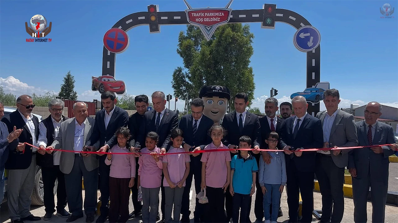 KIRIKHAN’DA ÇOCUKLAR İÇİN TRAFİK EĞİTİM PİSTİ HİZMETE AÇILDI