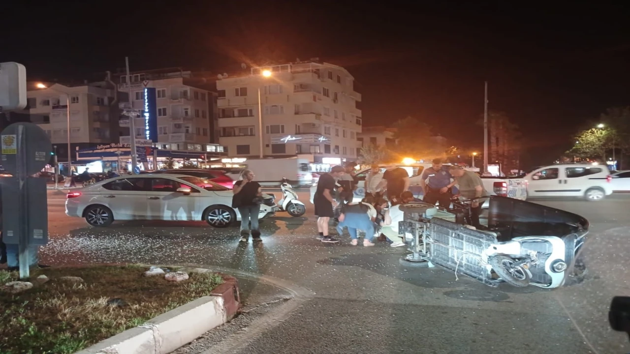 Kırmızı ışık ihlali kazayı beraberinde getirdi