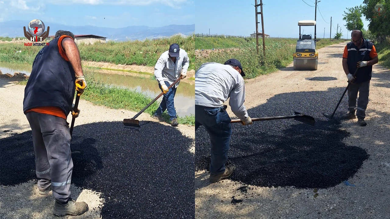 KUMLU’DA ASFALT ÇALIŞMALARI SÜRÜYOR
