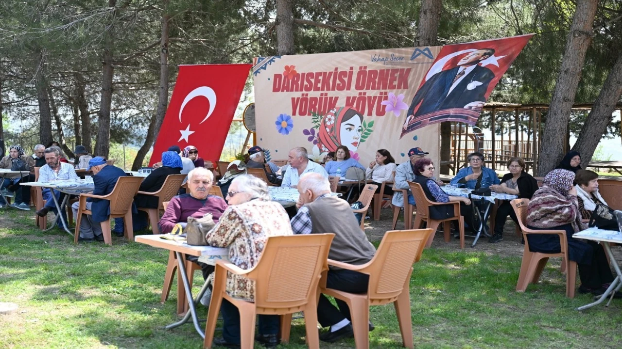 Mersinde gaziler doğayla iç içe vakit geçirdi