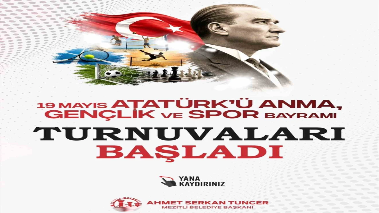 Mezitlide 19 Mayıs coşkusu spor turnuvalarıyla kutlanacak