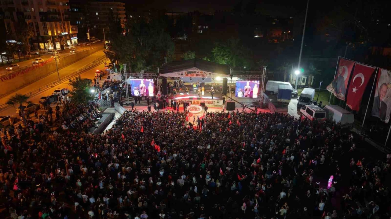 Osmaniye Lezzet Festivali Kubat konseriyle zirve yaptı