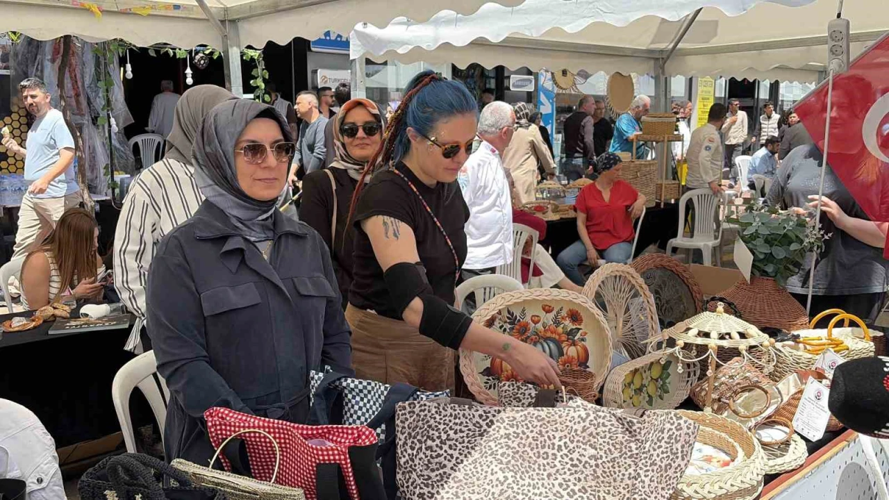 Osmaniye Lezzet Festivaline hanım eli değdi