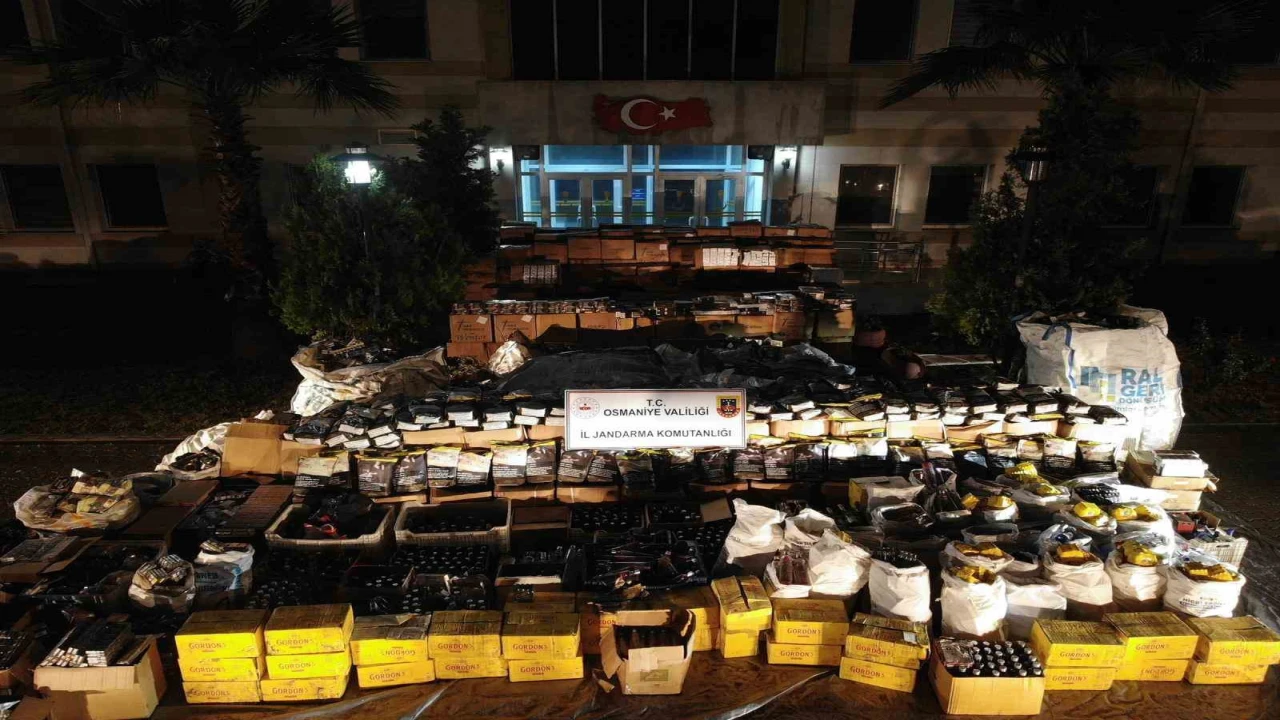 Osmaniyede 15 milyonluk kaçak ürün operasyonu: 3 tutuklama
