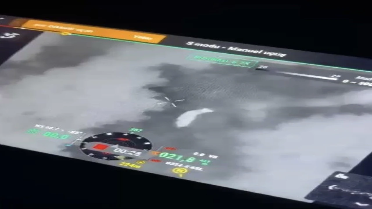 Osmaniyede kayıp kurbanlık için dron destekli arama