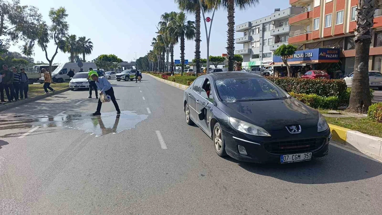 Otomobilin çarptığı yaya ağır yaralandı