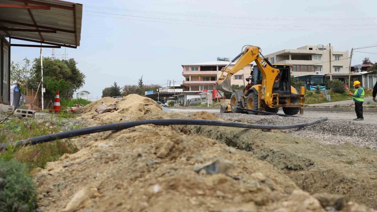 Samandağda içme suyu şebeke projesinin yüzde 88i tamamlandı