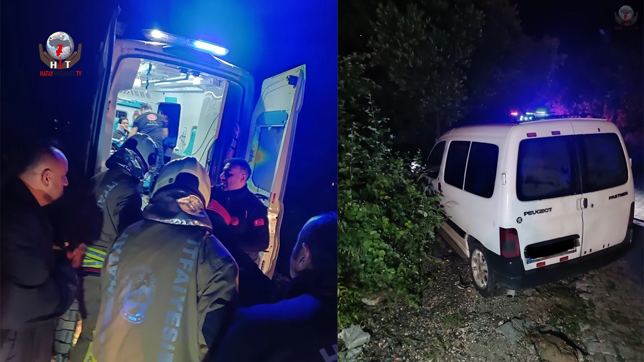 SAMANDAĞ’DA TRAFİK KAZASI: 2 YARALI