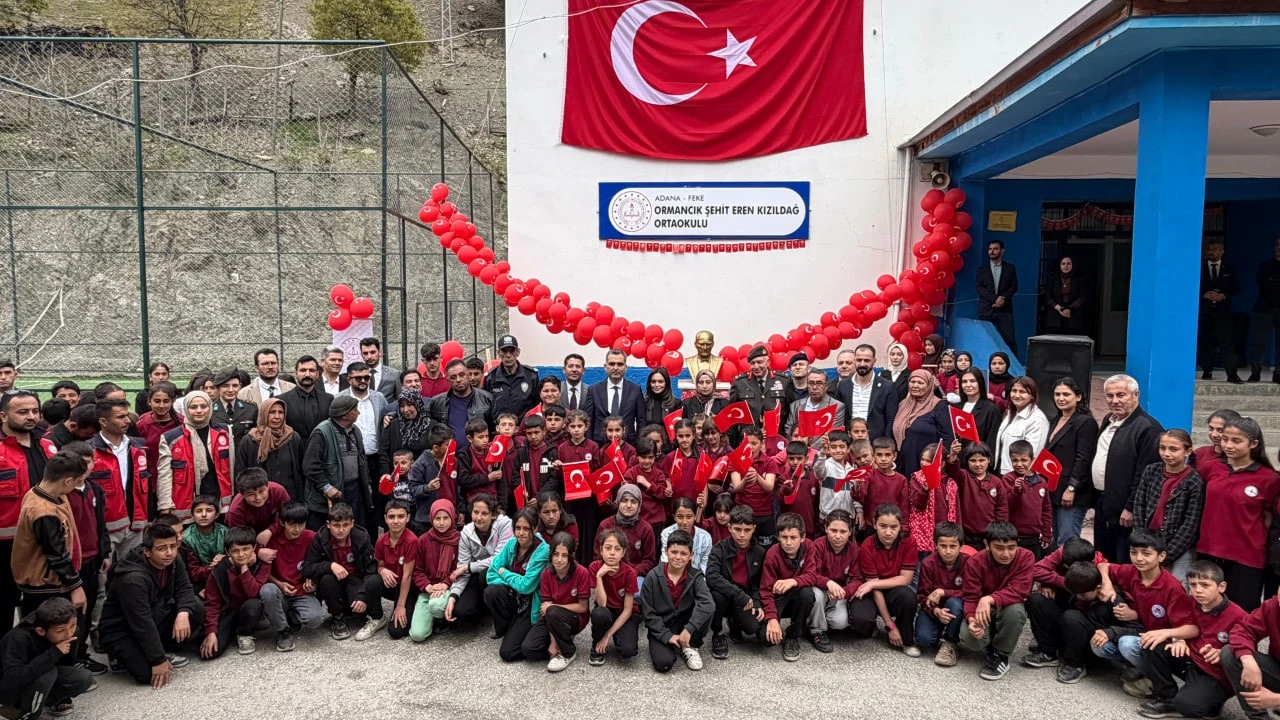 Şehit Eren Kızıldağın ismi köyündeki okula verildi
