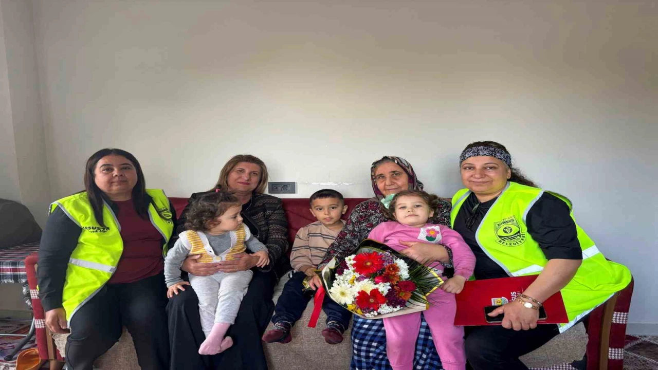Tarsusta şehit anneleri Anneler Gününde unutulmadı