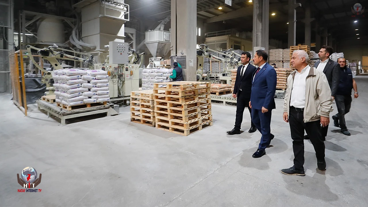VALİSİ MASATLI MATKİM KİMYA TESİSLERİNİ İNCELEDİ