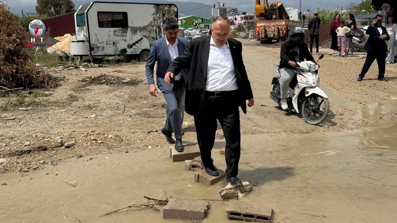 VEKİL ÇALIŞKAN SEL HASARINI YERİNDE İNCELEDİ