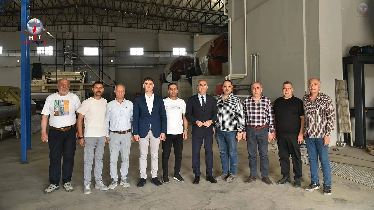 YAPAR, KİREÇLİK YARMA TESİSİNDE İNCELEMELERDE BULUNDU