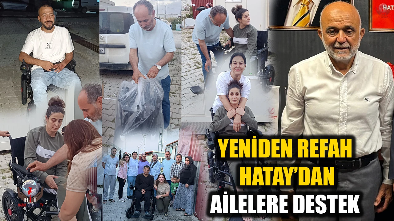YENİDEN REFAH HATAY’DAN İHTİYAÇ SAHİBİ AİLELERE DESTEK