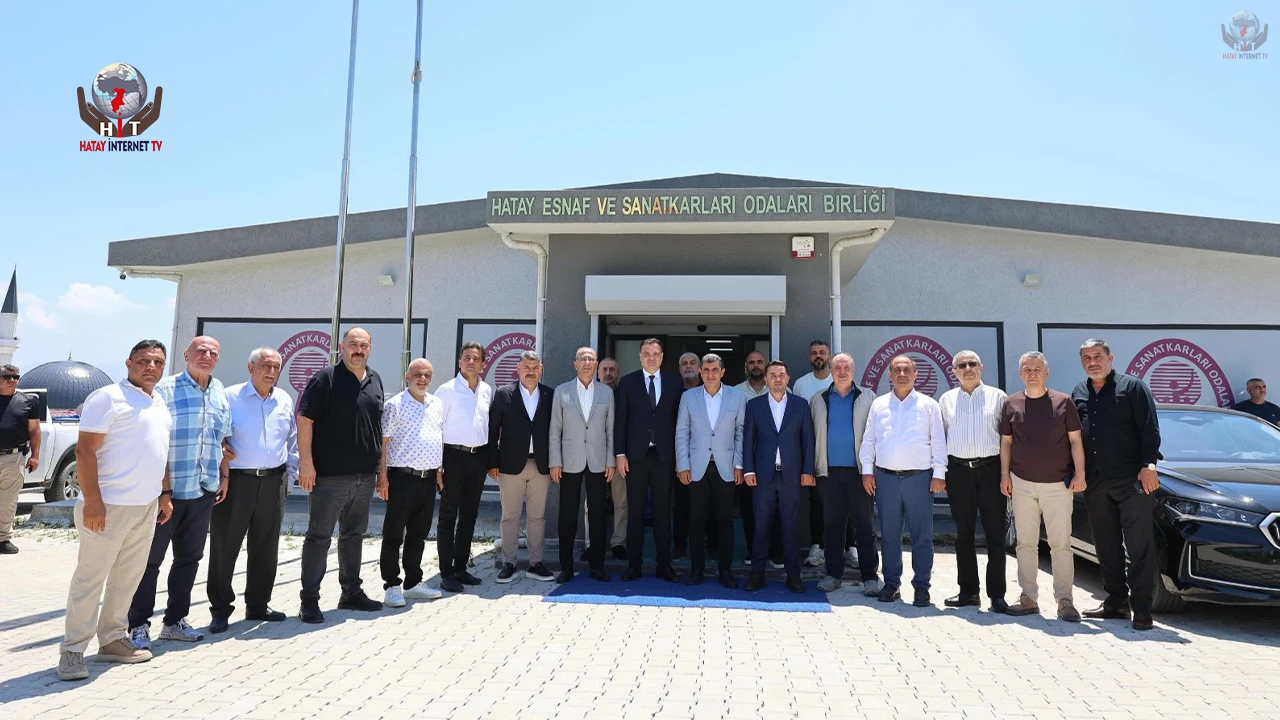 AK PARTİLİLERDEN BAŞKAN YILMAZ'A ZİYARET