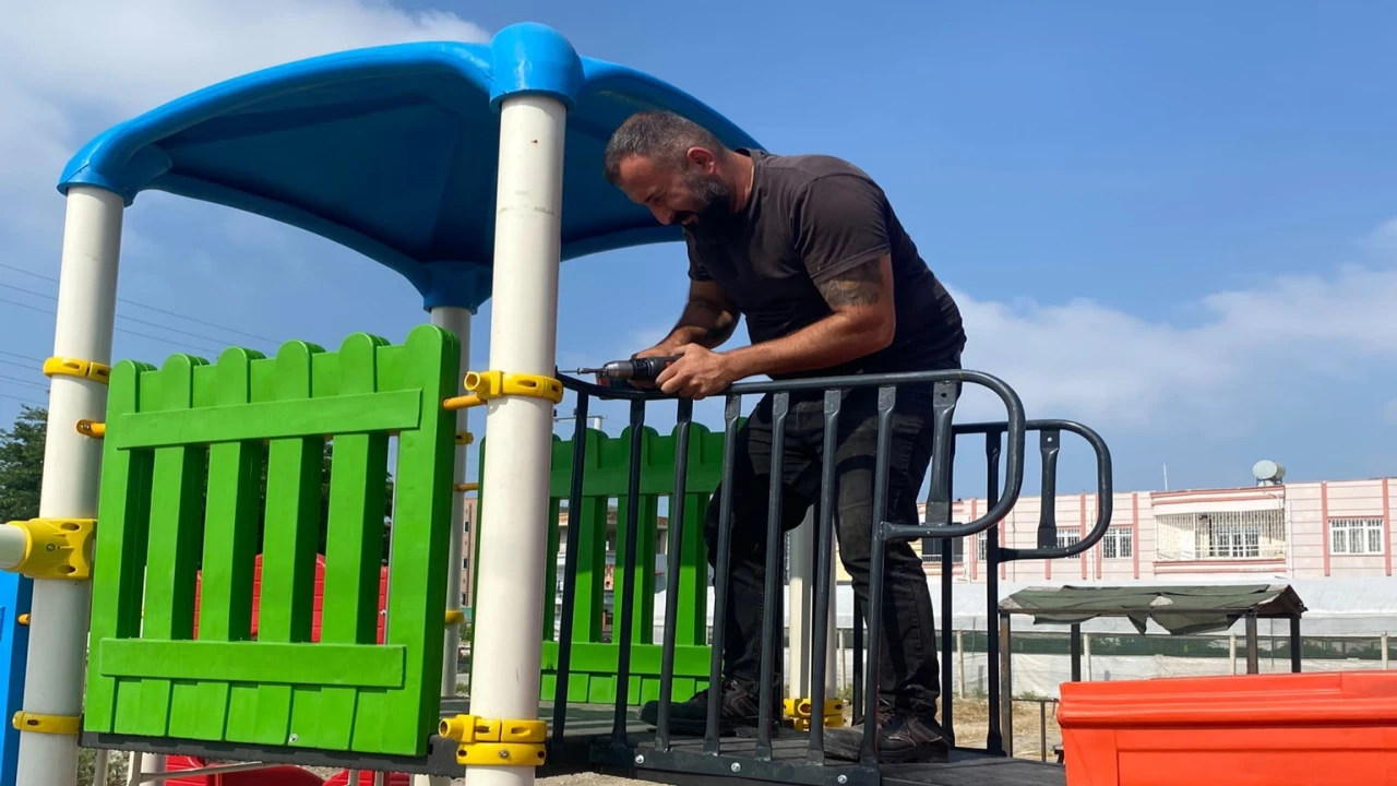 Akdenizde parklar yaz sezonuna hazırlanıyor