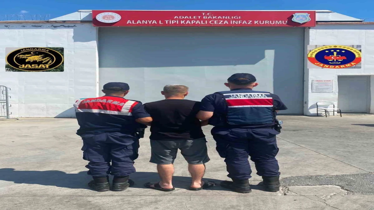 Alanyada 23 yıl hapis cezasıyla aranan hükümlü yakalandı
