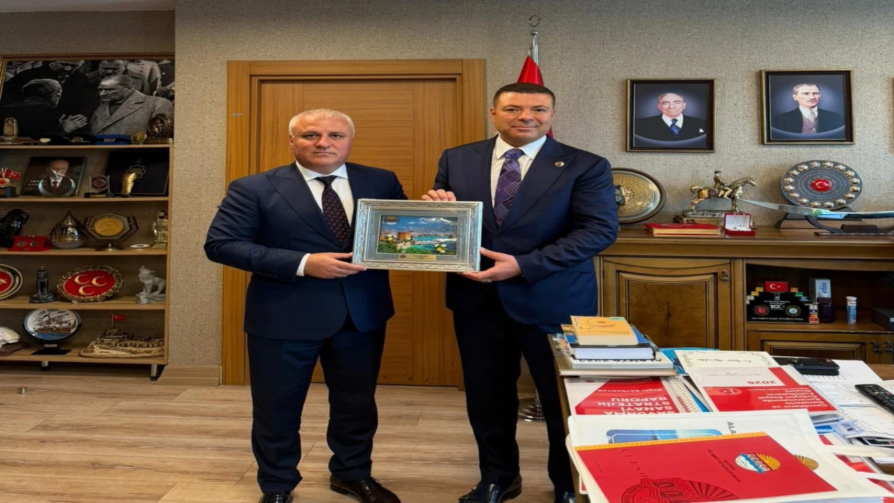 ALTSO Başkanı Eray Erdemden MHP Genel Başkanı Bahçeliye ziyaret