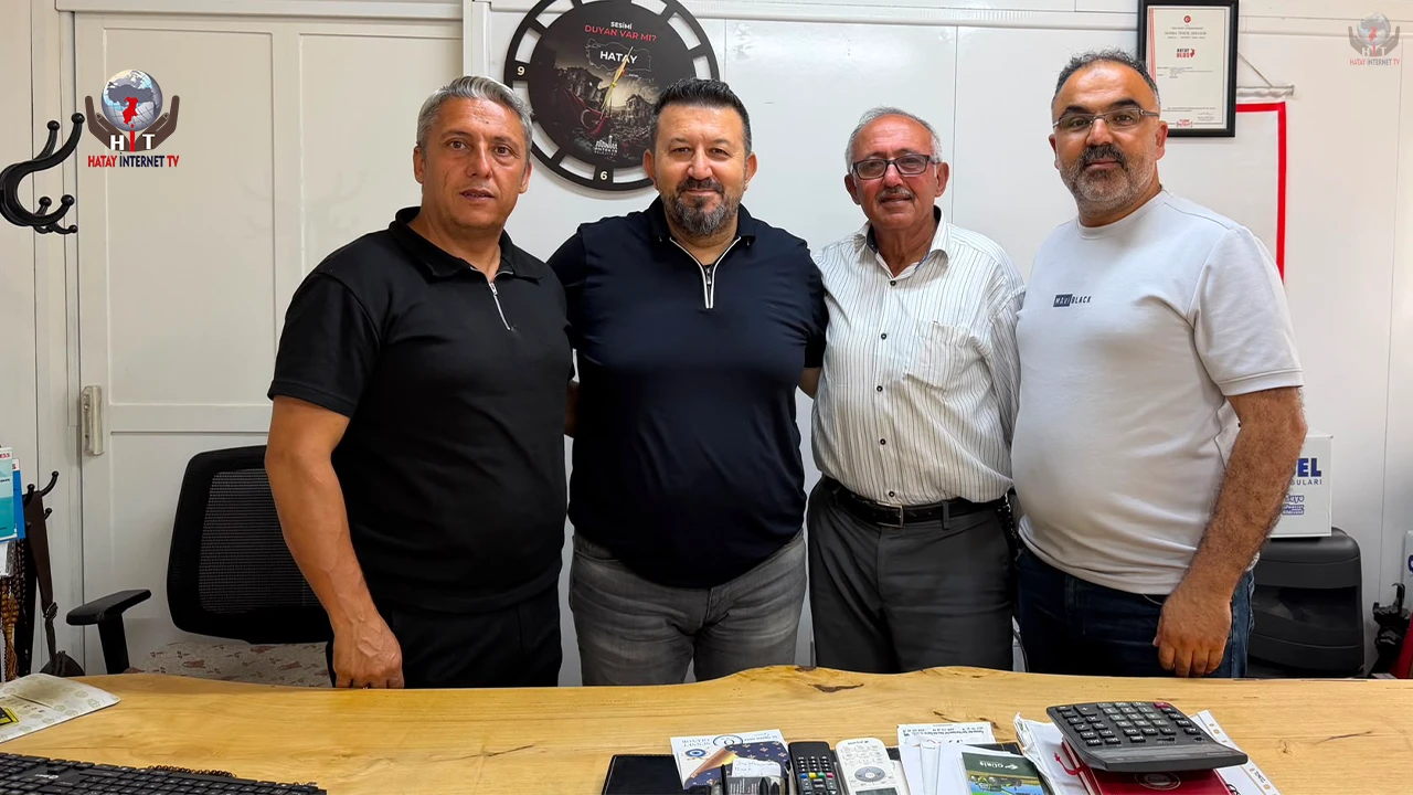ANTAKYALI MUHTARLARDAN HATAY İNTERNET TV’YE ZİYARET