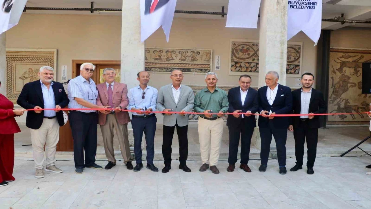 Antakyanın yerinden edilen mozaiklerinin replikaları görücüye çıktı