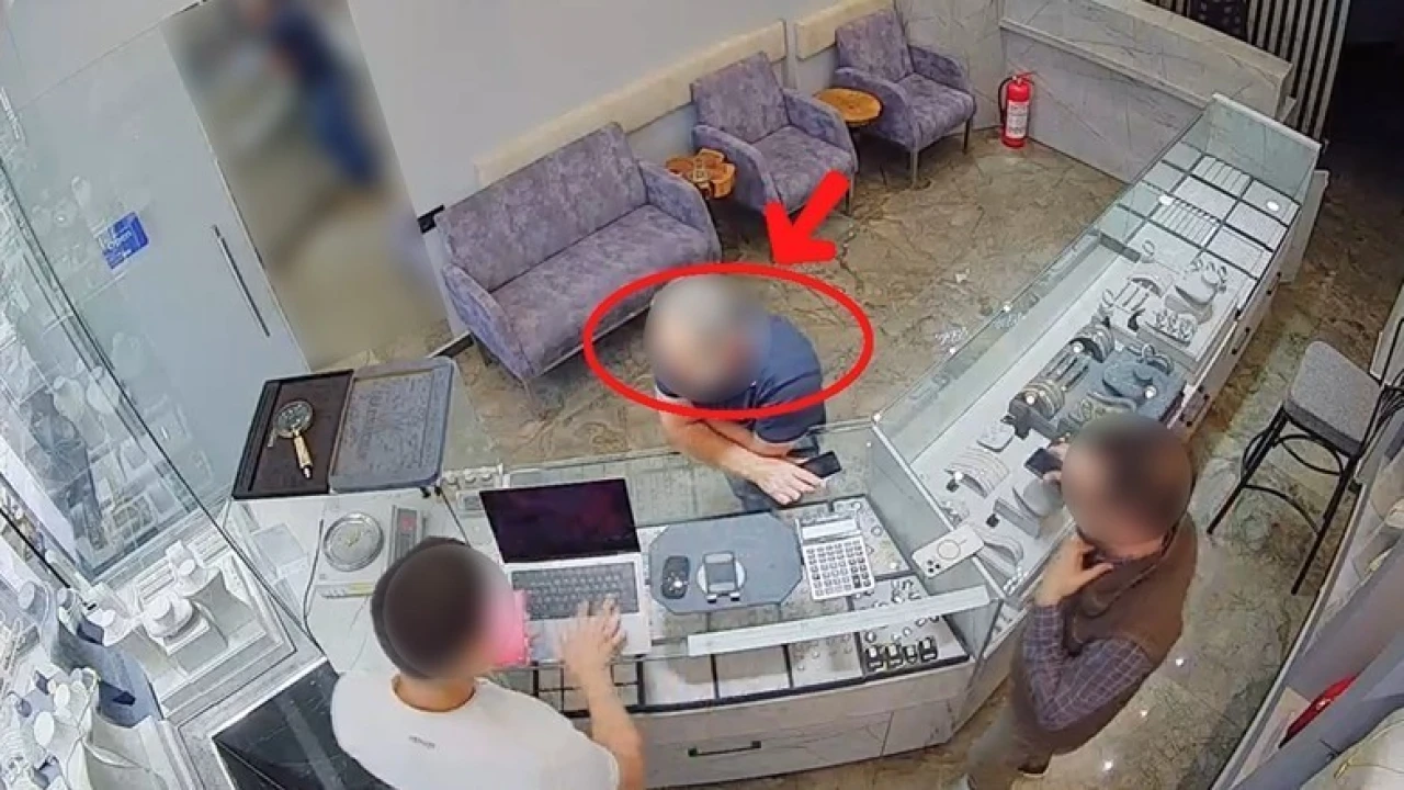Antalyada kuyumcuları sahte altın zincirle dolandıran şüphel