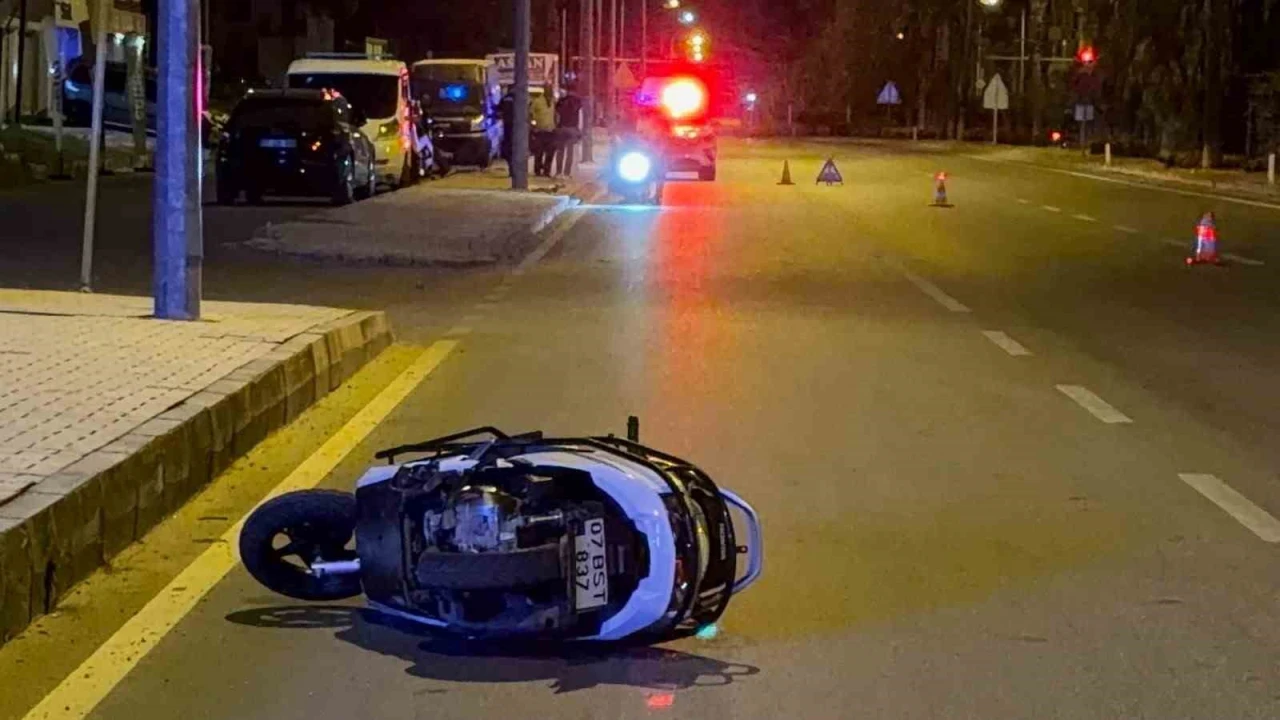 Antalyada motosiklet kazası: 1 ölü, 1 ağır yaralı