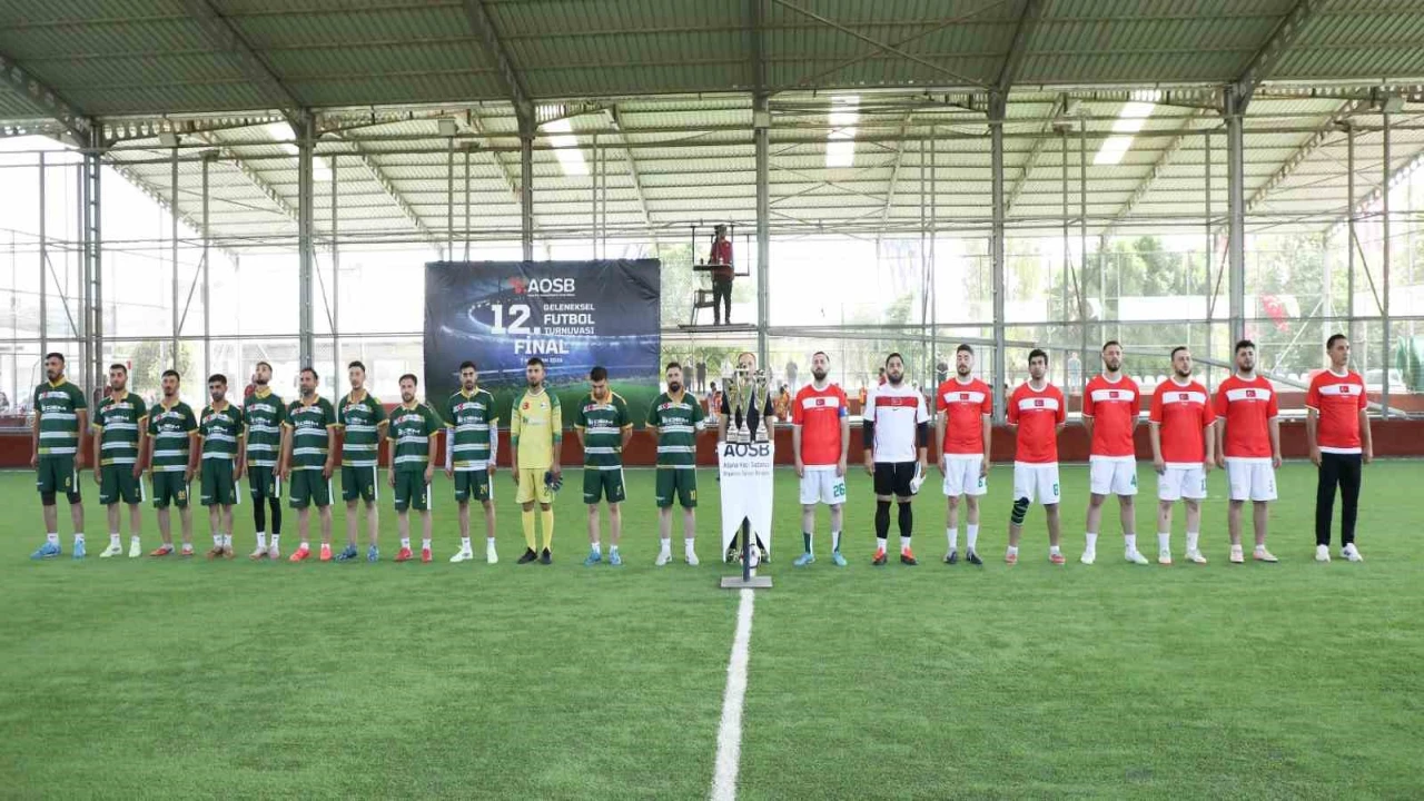 AOSBde futbol şöleni finalle taçlandı