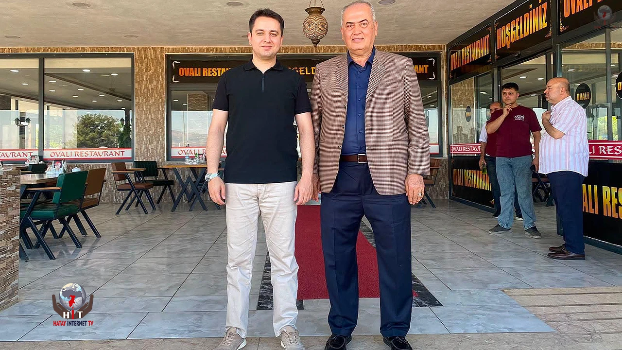 BAŞKAN ÇOLAK KAYMAKAM KAHRAMAN'A VEDA ETTİ