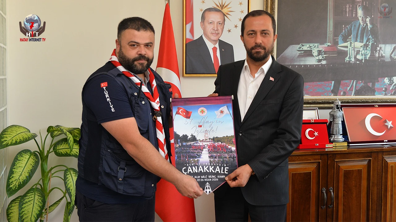 BAŞKAN YALÇIN İZCİLİK FEDERASYONU TEMSİLCİLERİNİ AĞIRLADI