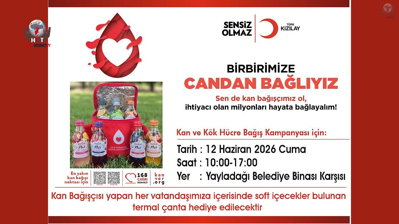 BAŞKAN YALÇIN’DAN KAN BAĞIŞI ÇAĞRISI