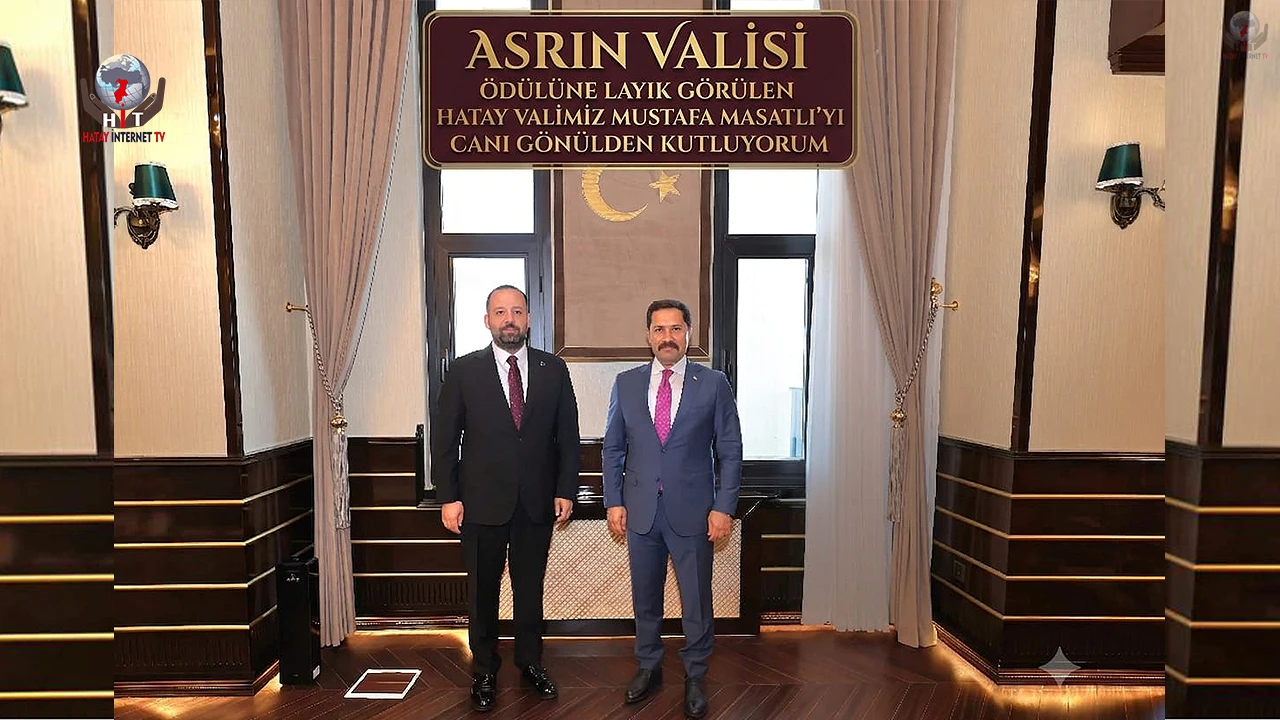 BİLGİN: ASRIN VALİSİ ÖDÜLÜ HATAY HALKININ HİSSETTİĞİ GERÇEĞİN TESCİLİDİR