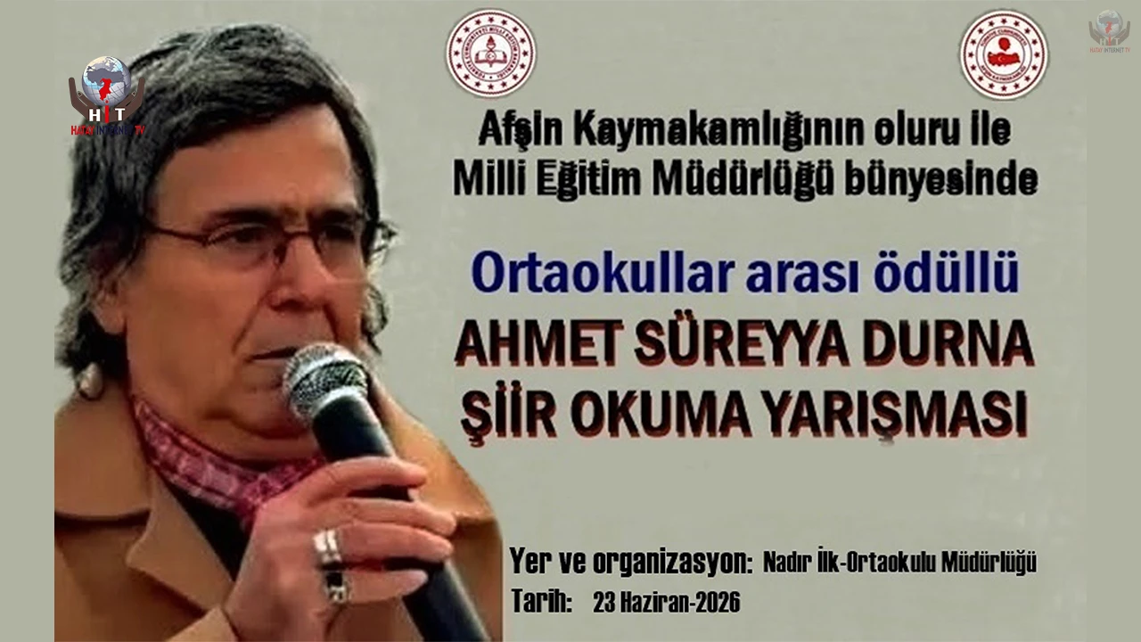 GAZETECİ-ŞAİR AHMET SÜREYYA DURNA YARIŞMAYLA ANILDI