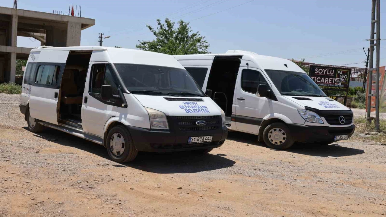 Hassada 25 mahalle toplu ulaşıma kavuştu