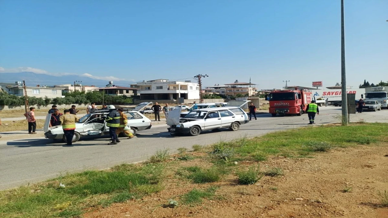 Hassada trafik kazası: 1 yaralı