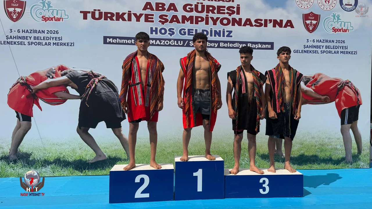 HATAY İMAM HATİP SPOR LİSESİ GÜREŞTE TÜRKİYE ZİRVESİNE ÇIKTI