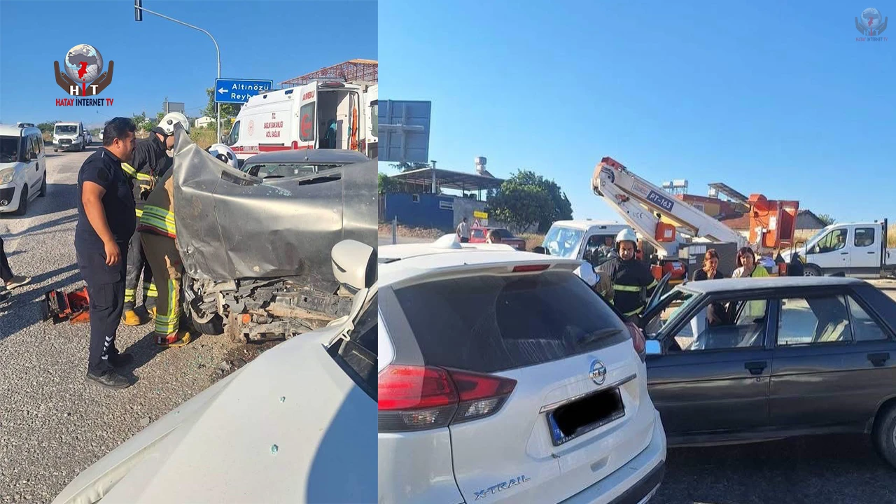 Hatay'da Trafik Kazası: 2 Yaralı